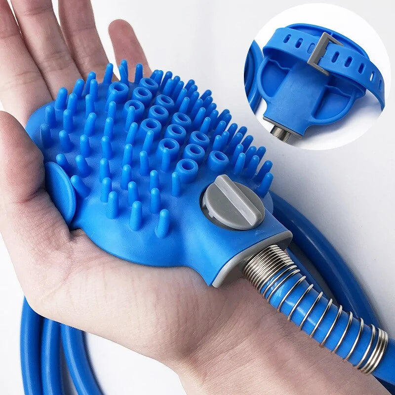 Pet Scrub & Spray Glove - Revolutionary Grooming and Bathing Solution
