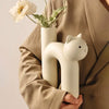 Cat Head Tube Vase - A Quirky Addition to Your Home Decor